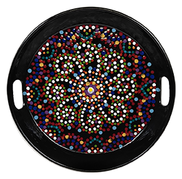 Maple Grove Mosaic Mandala Tray