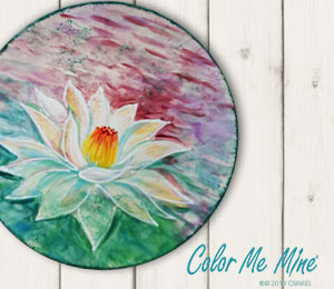 Maple Grove Lotus Flower Plate