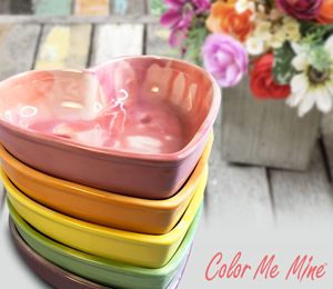 Maple Grove Candy Heart Bowls