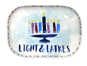Maple Grove Hanukkah Light & Latkes Platter