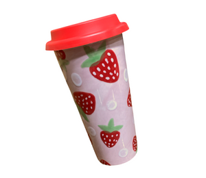 Maple Grove Strawberry Travel Mug