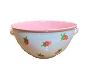 Maple Grove Strawberry Print Bowl