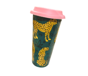 Maple Grove Cheetah Travel Mug