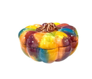 Maple Grove Watercolor Pumpkin
