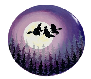 Maple Grove Kooky Witches Plate