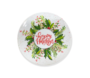 Maple Grove Holiday Wreath Plate