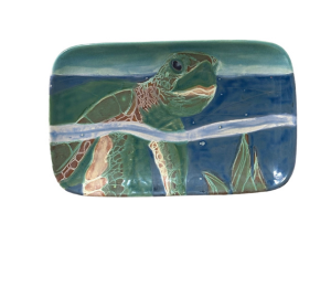 Maple Grove Swimming Turtle Plate