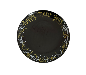 Maple Grove New Year Confetti Plate