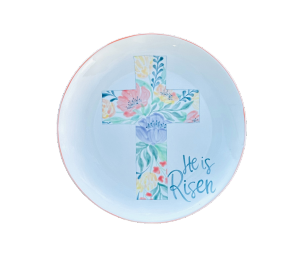Maple Grove Floral Cross Plate