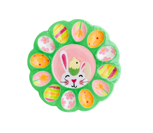 Maple Grove Easter Sherbet Egg Plate