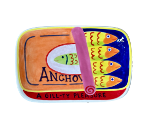 Maple Grove Anchovies App Plate
