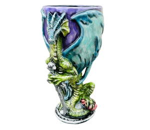Maple Grove Antique Dragon Goblet